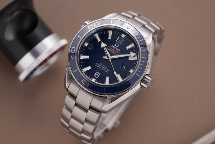 Omega - Seamaster Planet Ocean Blue Titanium - 232.90.38.20.03.001 - Unisex - 2011-nu