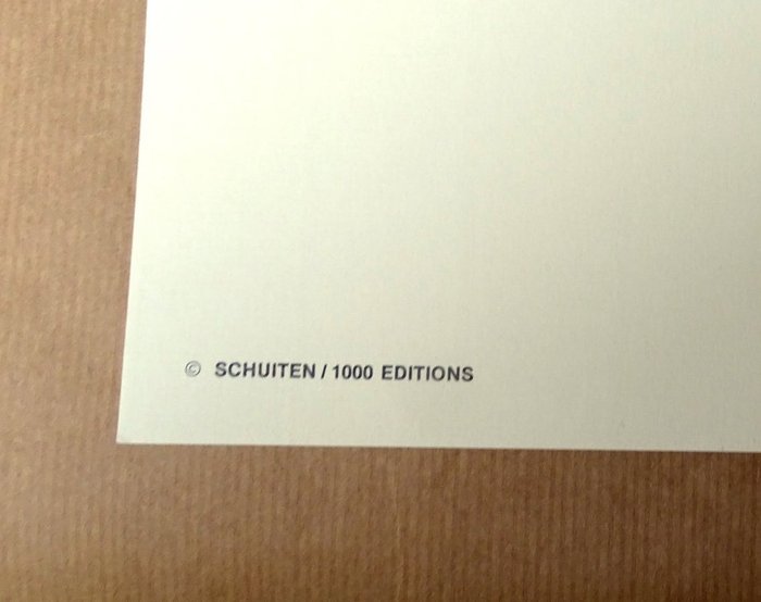 Schuiten, François - 1 Offset Print - Vol de nuit - 1000 Editions