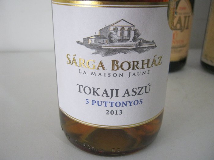 Tokaji: 2013 Aszú 5 Puttonyos, 2000 Aszú 4 Puttonyos, 1977  1984 Szamorodni Édes - Tokaj - 4 Jennies (0,5 L)