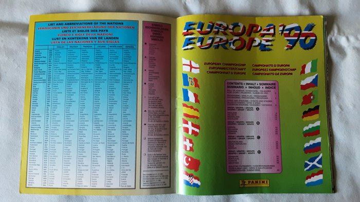 Panini - Euro 96 Edizione Francia - 1 Empty Album