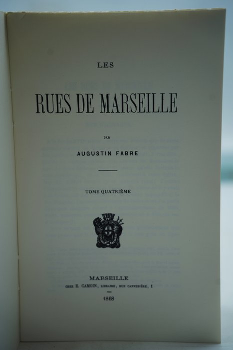 Augustin Fabre - Les rues de Marseille - 1862