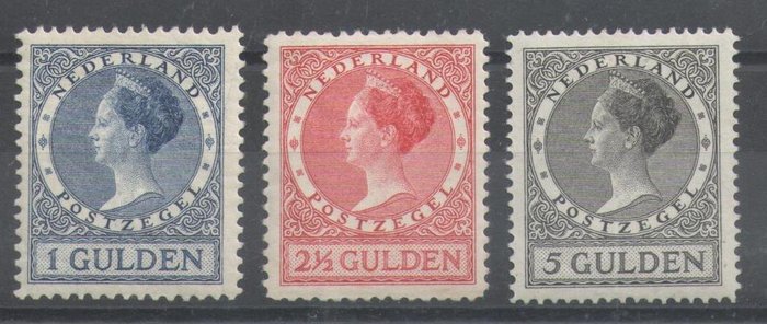 Holland 1926/1927 - Dronning Wilhelmina type 'Veth' - NVPH 163/165