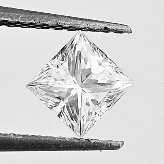 1 pcs Diamant  (Natur)  - 0.70 ct - Kvadrat - F - SI1 - Gemological Institute of America (GIA)