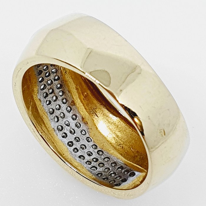 Ring - 18 kraat Gulguld, Hvidguld -  0.30ct. tw. Diamant (Natur)