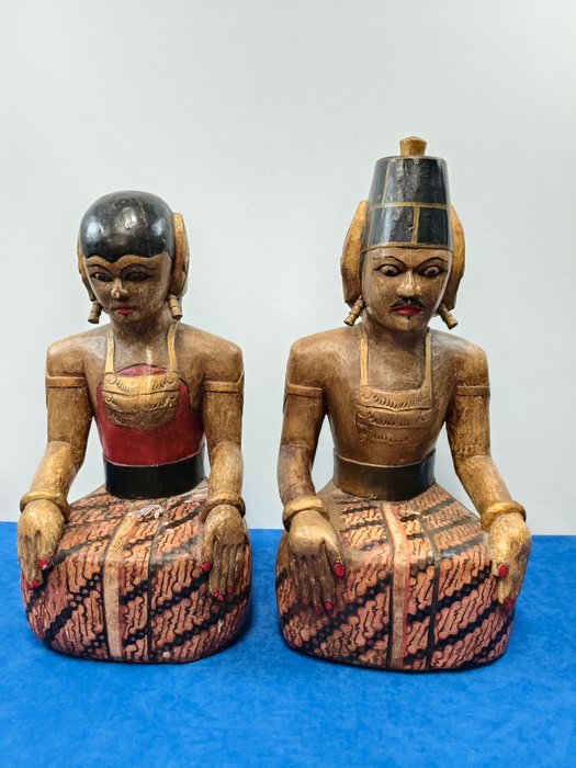 Brude statuer 50 cm - Loro Blonyo - Indonesien