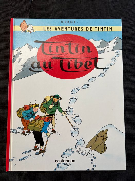 Tintin T20 - Tintin au Tibet + Tampon Expo Tout Hergé + dédicace manuscrite de Tchang - 1 Album - Begrænset udgave