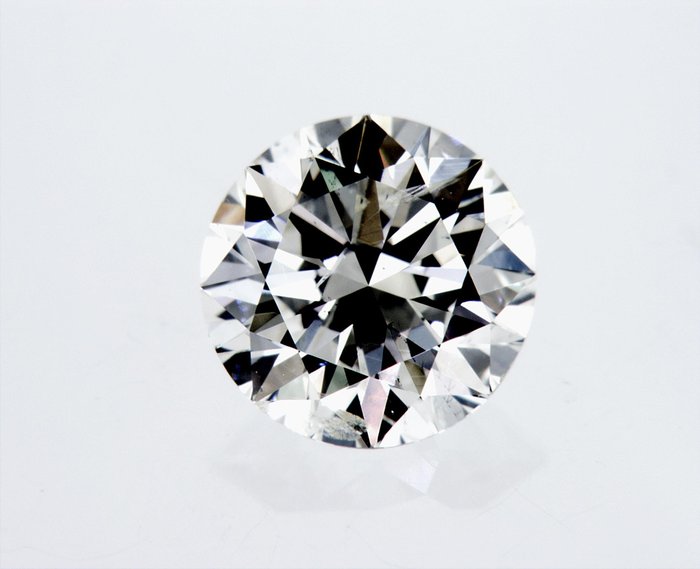 1 pcs Diamant  (Natur)  - 1.00 ct - Rund - I - SI2 - International Gemological Institute (IGI) - L210604