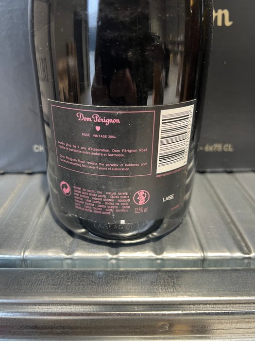 2004 Dom Pérignon, Rosé - Champagne Rosé - 1 Flaske (0,75L)