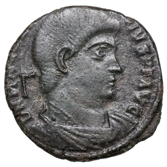 Romarriket Magnentius (AD 350-353) Maiorina Victorien halten Schild  (Ingen mindstepris)