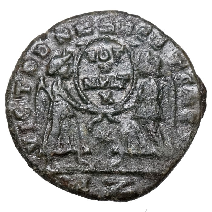 Romarriket Magnentius (AD 350-353) Maiorina Victorien halten Schild  (Ingen mindstepris)