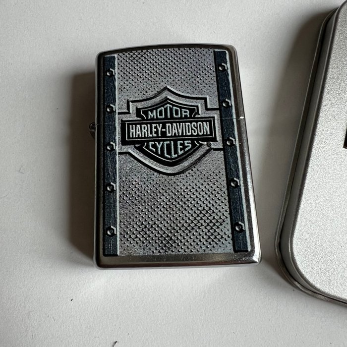 Zippo - harley Davidson raro 1997 - Lighter - Messing