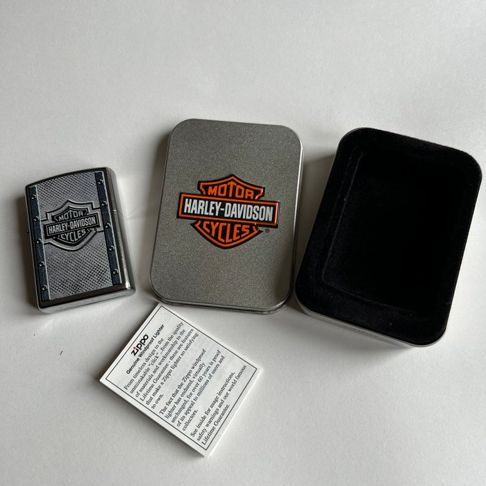 Zippo - harley Davidson raro 1997 - Lighter - Messing