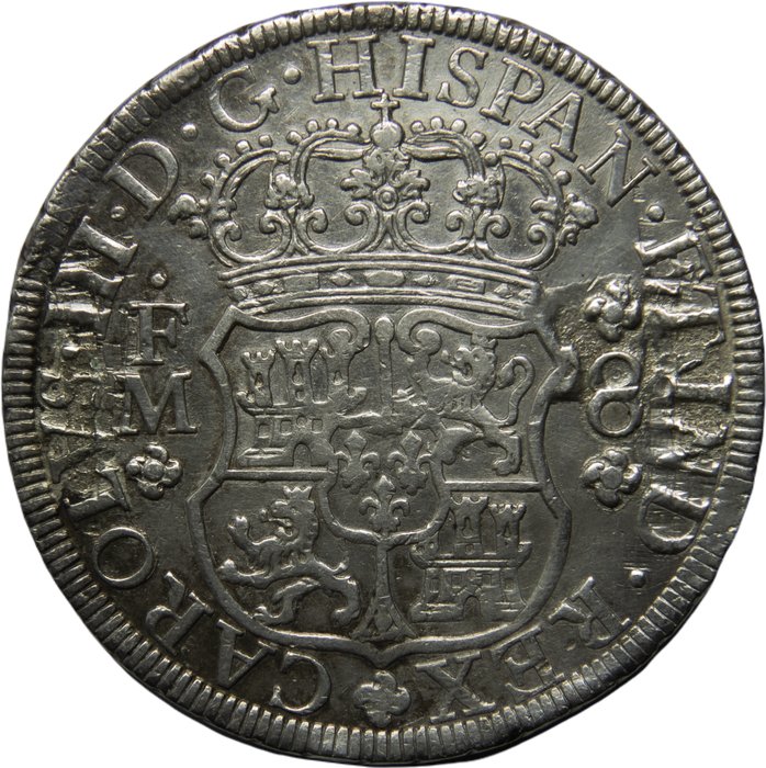 Spanien. Carlos III (1759-1788). 8 Reales México 1771, Ensayador MF