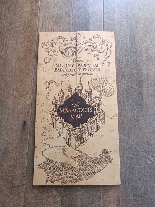 Harry Potter -  - Filmrekvisitter Replika 1/1 Marauder's Map (perfekt stand)