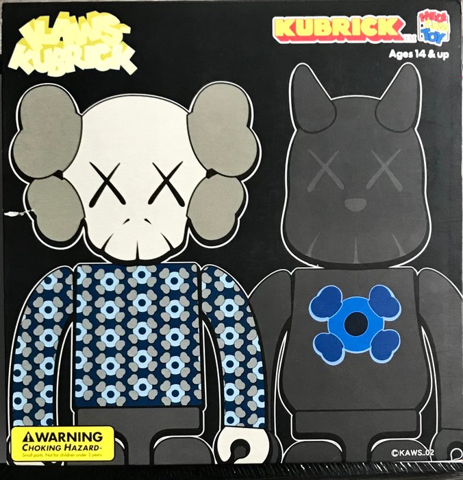 Kaws (1974) - Kubrick Bus Stop 2 Be@rbrick Medicom Toy