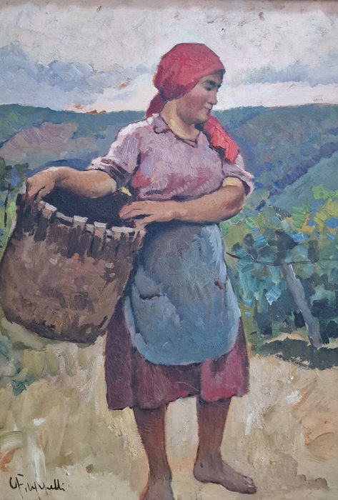 Cafiero Filippelli (1889-1973) - Contadina