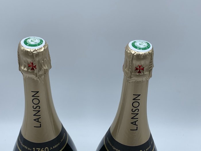 Lanson, Black Création 258 - Champagne - 2 Magnummer (1,5 L)