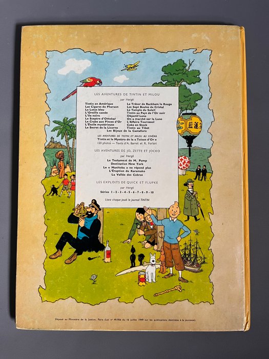 Hergé - 1 Album - Tintin - T21 - Les bijoux de la Castafiore - B34 - EO - 1963