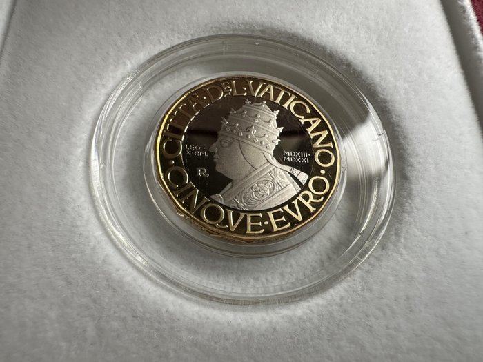 Vatikanstaten. 5 Euro 2021 "Pope Leone X" Proof  (Ingen mindstepris)