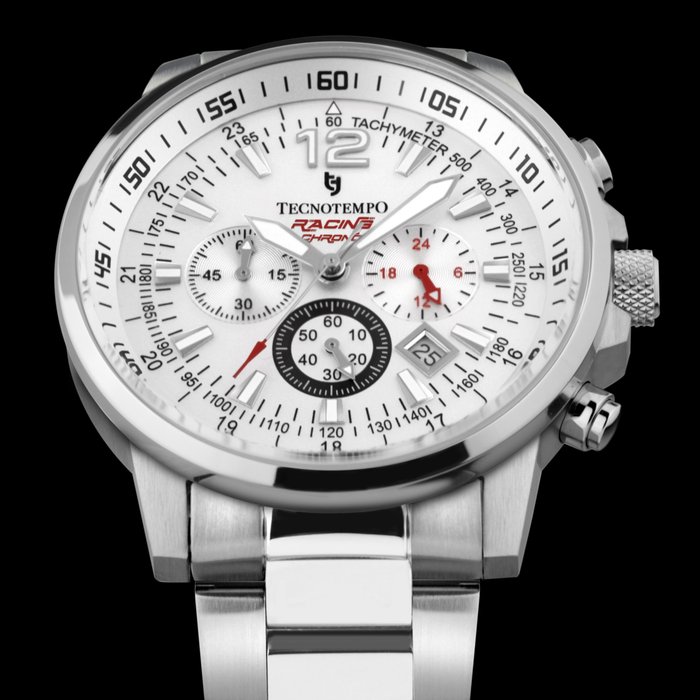 Tecnotempo - Chronograph 100M WR - "Racing Chrono" Limited Edition - - Ingen mindstepris - TT.100A.RCW - Mænd - 2011-nu