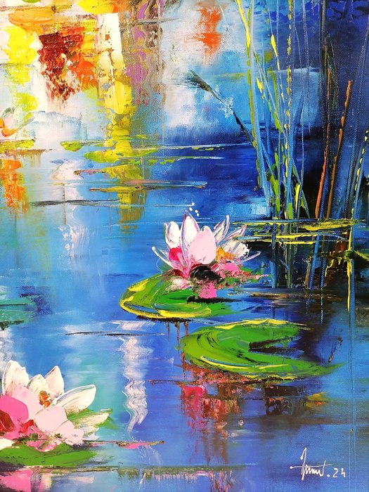 Alfred Anioł (1967) - Water lilies