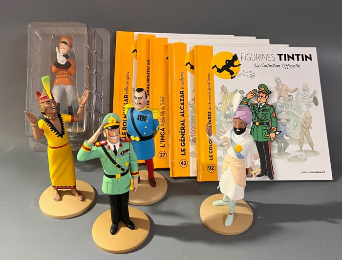 Moulinsart - Tintin - Ensemble de 5 figurines Tintin - Les Royaux