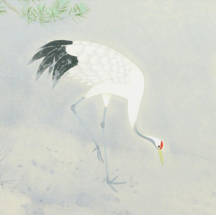 Two Cranes 双鶴 (Sou Kaku) - 118/150 - Uemura Shōkō 上村松篁 (1902-2001) - Japan