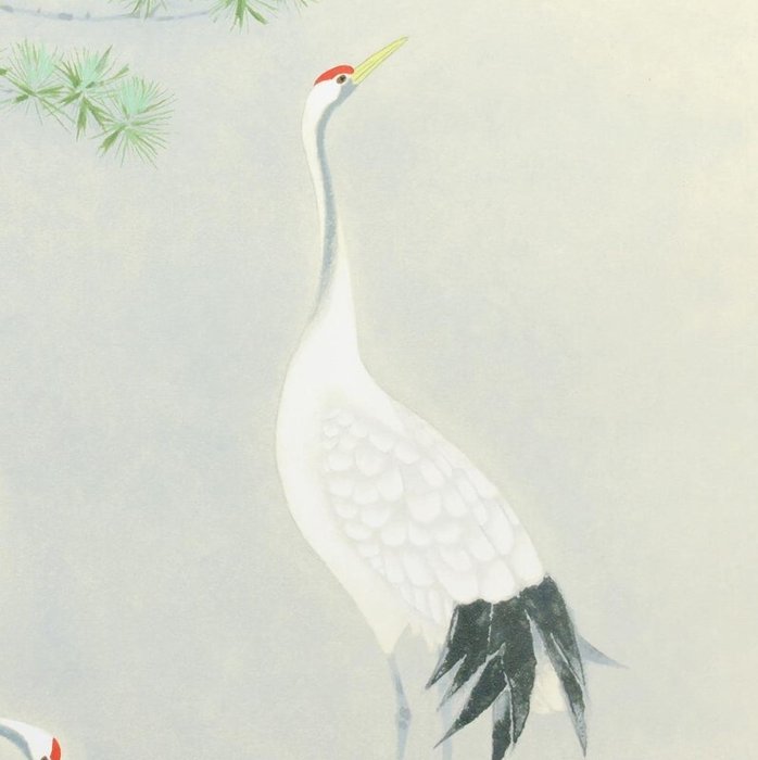 Two Cranes 双鶴 (Sou Kaku) - 118/150 - Uemura Shōkō 上村松篁 (1902-2001) - Japan