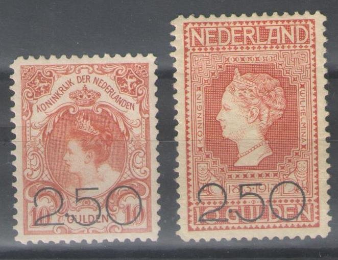 Holland 1920 - Klareringsproblem - NVPH 104/105