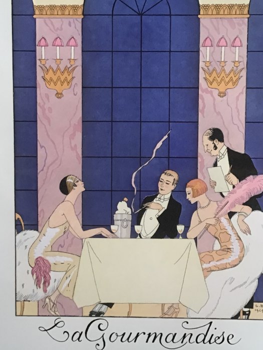 Georges Barbier - La Gourmandise Falbalas et Fanfreluches