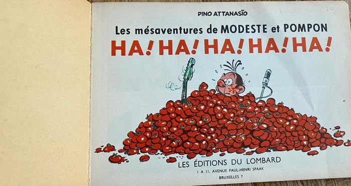 Modeste  Pompon - Ha! Ha! Ha! Ha! Ha! - B - 1 Album - Første udgave - 1964