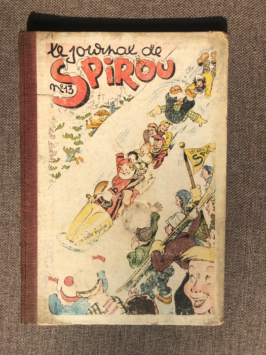 Spirou (magazine) - Recueil N°13 - 1 Album - Første udgave - 1943