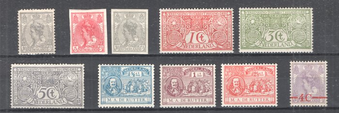 Holland 1922/1928 - Udvalg af frimærker mellem NVPH 81/219