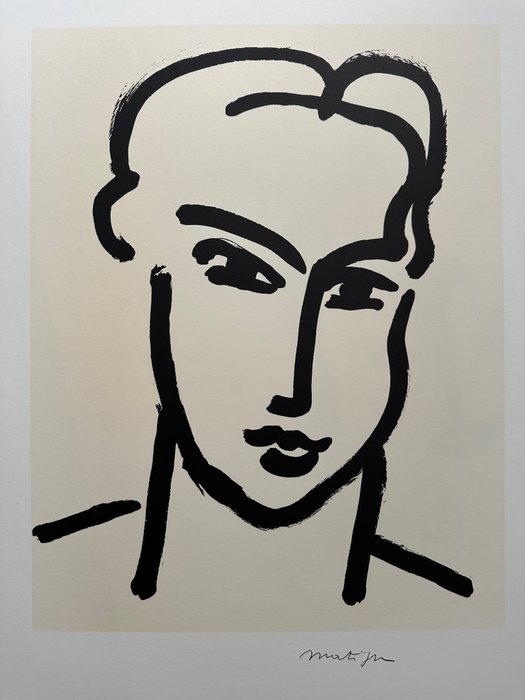 Henri Matisse (1869-1954) - Grande tête de Katia