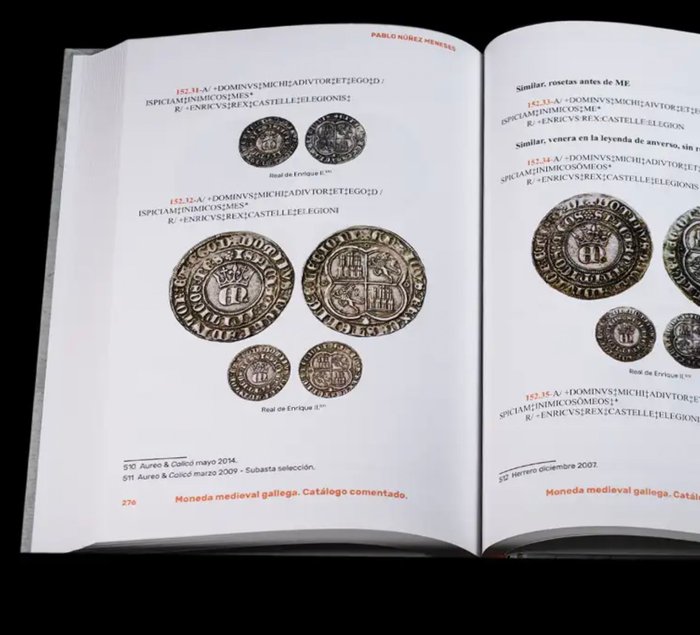 Spanien. Bibliografía. Libro. Moneda Medieval Gallega. Catálogo comentado. 2018  (Ingen mindstepris)