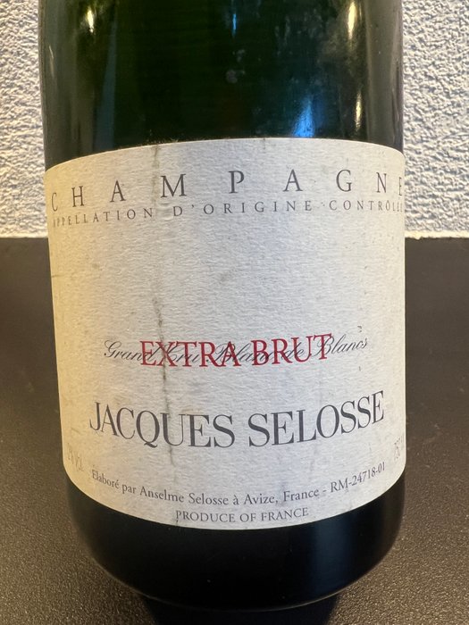 Jacques Selosse Extra Brut - Champagne Blanc de Blancs Grand Cru - 1 Flaske (075L)