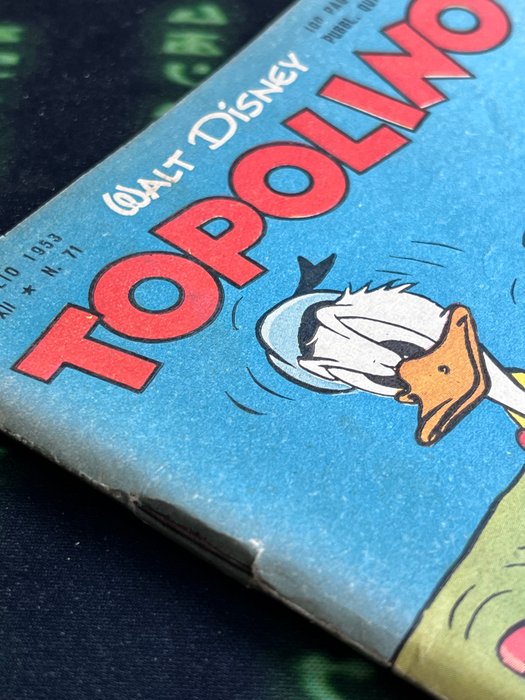 Topolino Originale - N° 71 - 25 Luglio 1953 - con Bollino - 1 Lommehæfte - Første udgave