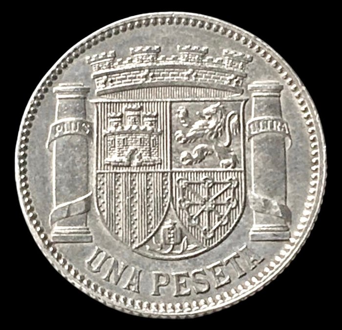 Spanien. 1 Peseta - 1933 *3 *4 - (R706)  (Ingen mindstepris)