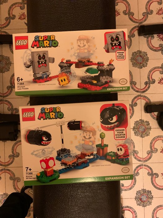 Lego - Lego Super Mario 71366 Boomer Bill Barrage  71364 Whomp’s Lava Trouble