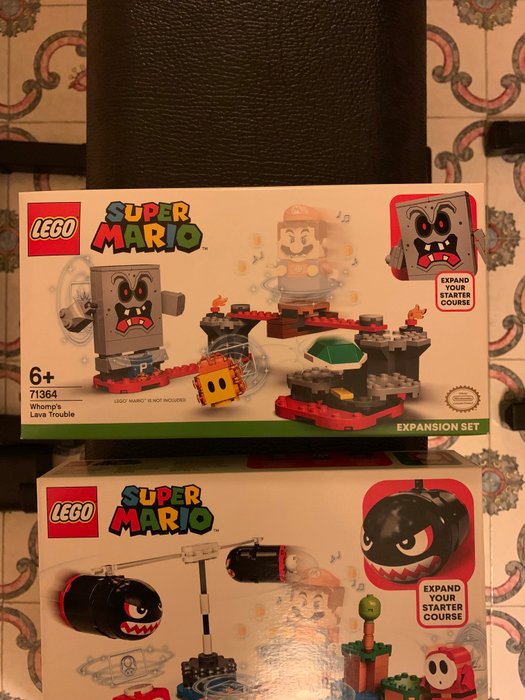 Lego - Lego Super Mario 71366 Boomer Bill Barrage  71364 Whomp’s Lava Trouble