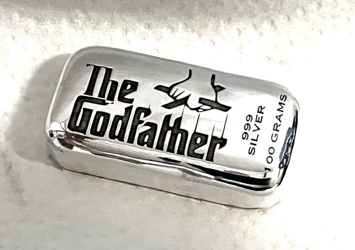 100 gram - Sølv 999 - The Godfather  (Ingen mindstepris)