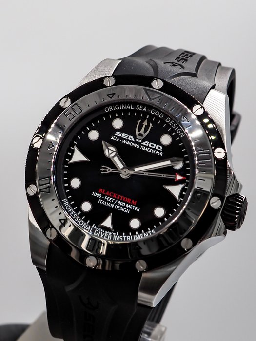 Sea-God - BlackStorm - Ingen mindstepris - * NEW * Automatic * Professional Diver * - Mænd - 2011-nu