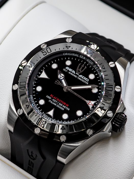 Sea-God - BlackStorm - Ingen mindstepris - * NEW * Automatic * Professional Diver * - Mænd - 2011-nu