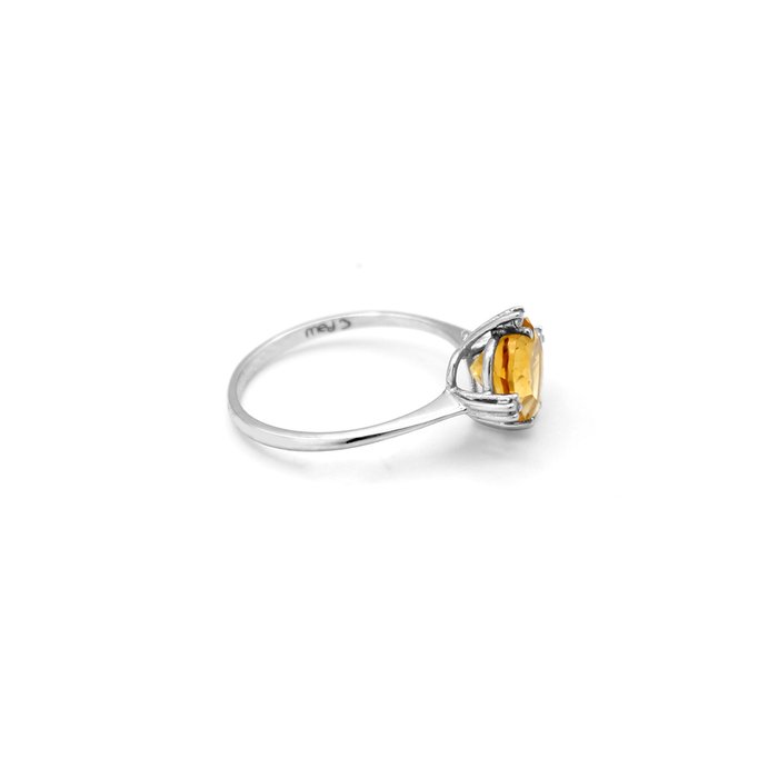 Ingen mindstepris - Ring - 18 kraat Hvidguld Diamant (Natur)