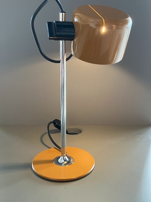 Oluce - Joe Colombo - Bordlampe - Mini Coupe - Aluminium Metal