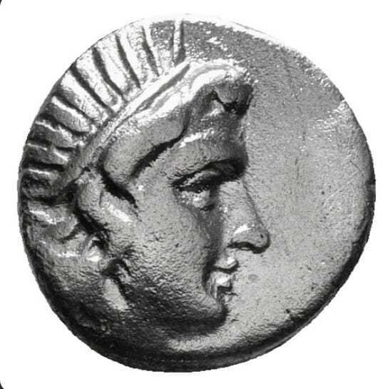 Karien Drachm ca 188-170 BC Plinthophoric standard Antigenes magistrate  (Ingen mindstepris)