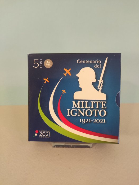 Italien. 5 Euro 2021 "Milite Ignoto"  (Ingen mindstepris)