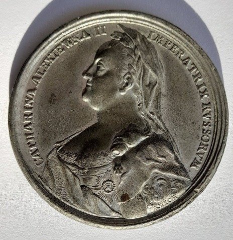 Rusland. Historical Medal 1787 (Empire) On the capture of the eastern Polish provinces