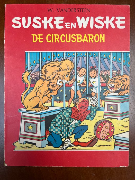 Suske en Wiske GV 56 - De circusbaron - 1 Album - Første udgave - 1965