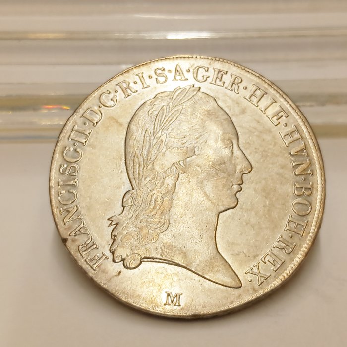 Italien Østrig Franz II 1  Kronenthaler 1796 M (Mailand)  Erhaltung